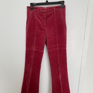 Etro velvet flared trousers